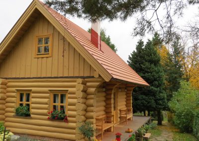 Kézműves rönkház az Akácos Vendégházban